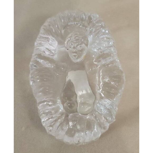 Glass Nativity Scene ST-7 W / Mirror 1988 CBK Ltd. - Picture 5 of 9